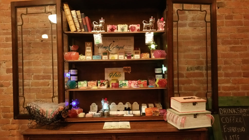 Hemp Angel Products are now available at Lampshade Ypsilanti, Michigan