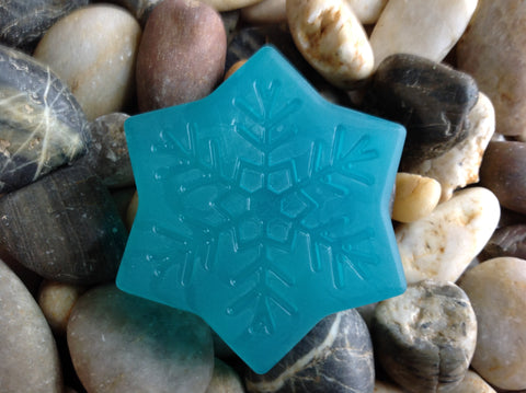 Halo Hemp Soap Snowflake Aqua Blu